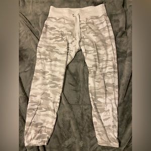 medium grey and white calvin klein joggers